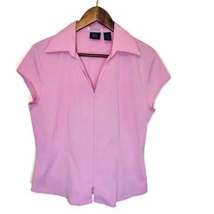 DCC stretch women’s short sleeve top pink Large